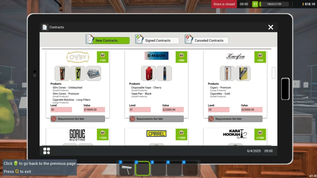Tobacco Shop Simulator