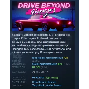 Купить Drive Beyond Horizons АВТОДОСТАВКА STEAM GLOBAL МГНОВЕННО ЛИЦЕНЗИЯ