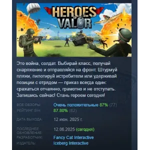 Купить Heroes of Valor АВТОДОСТАВКА STEAM GLOBAL МГНОВЕННО ЛИЦЕНЗИЯ